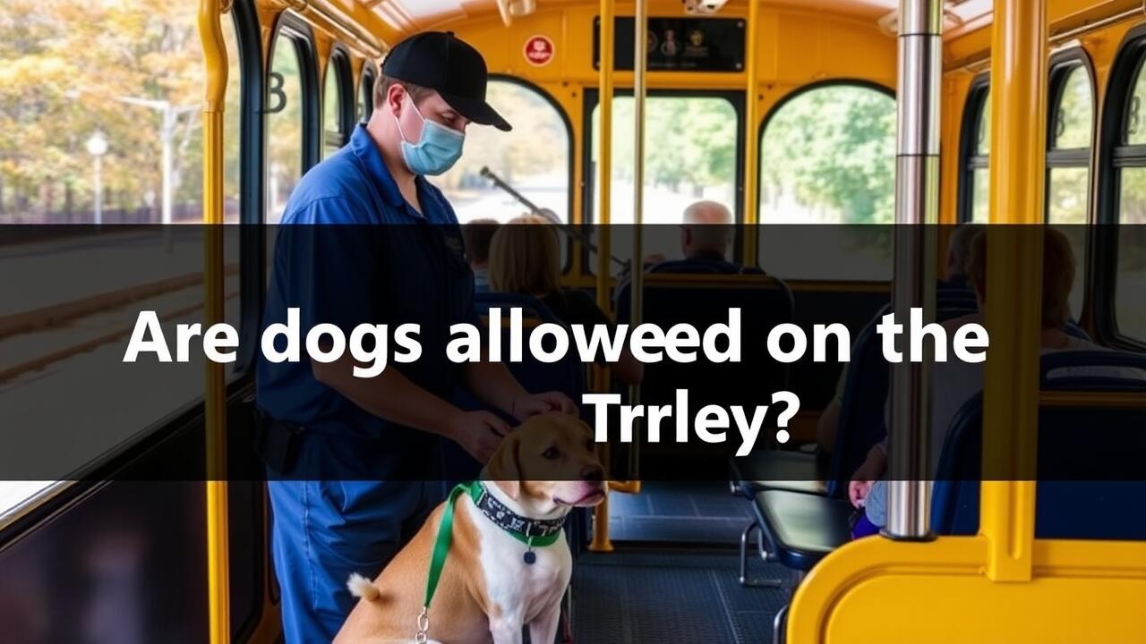 Are dogs allowed on the Pigeon Forge trolley?